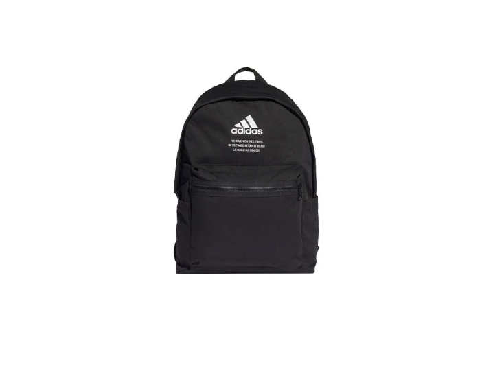Adidas Sports Fitness Travel Large Capacity Logo Zip Backpack, Regular Size, Unisex
