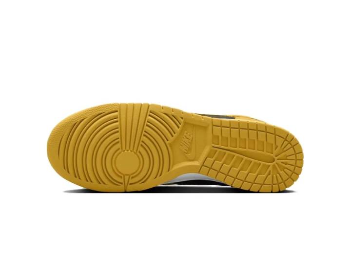 Wu-Tang x Nike Dunk High: Comfortable, versatile, thin-soled, non-slip, durable high-top sneakers, unisex, yellow and black. — изображение 2