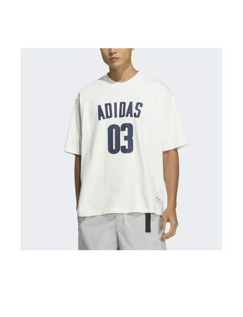 Аdidas MS GFX T Letter Print Sports Casual Breathable Short-Sleeve T-Shirt Men's Jade — изображение 4