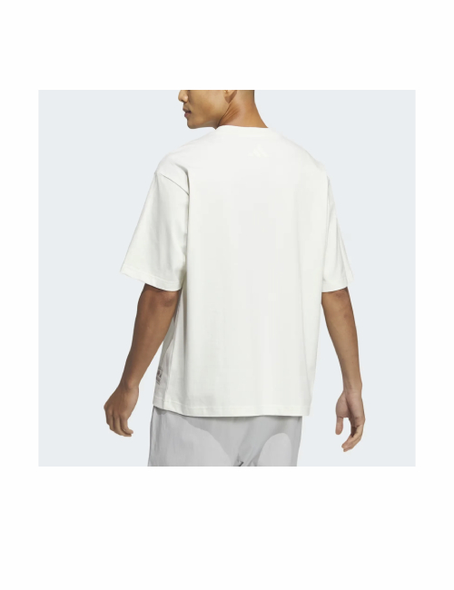 Аdidas MS GFX T Letter Print Sports Casual Breathable Short-Sleeve T-Shirt Men's Jade — изображение 5