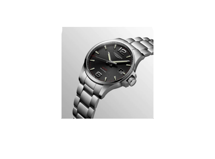 Longines Conquest men's watch with quartz movement, water resistance 50 m, diameter 43 mm. — изображение 2
