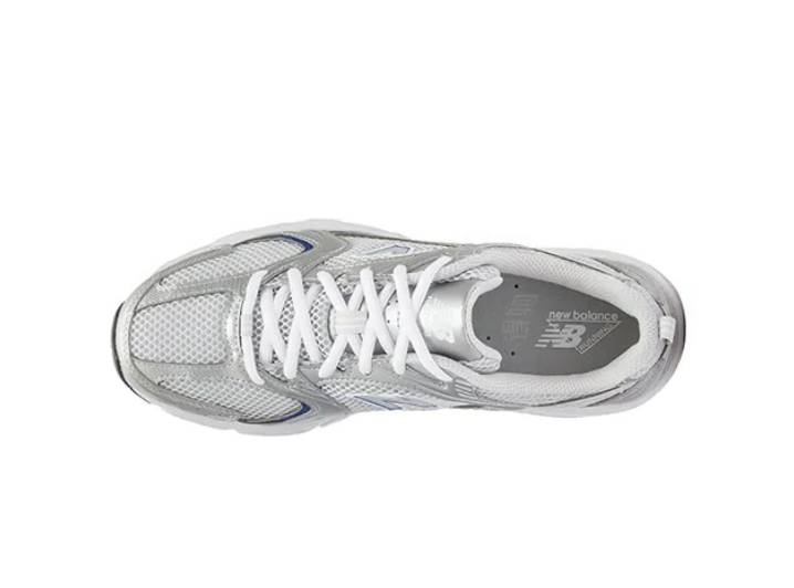 New Balance NB 530 Spring low-top unisex sneakers in silver and blue. — изображение 4