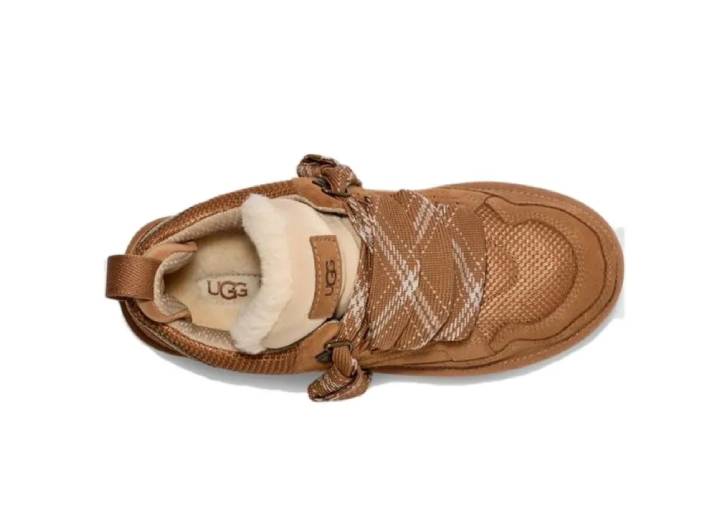 UGG Lowmel Mesh Suede Comfortable Durable Low-Top Casual Shoes for Women, Tan Yellow — изображение 3