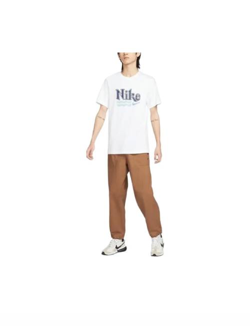 Nike Club Men's Sporty Loose Fit Lightweight Breathable Straight Leg Casual Pants, Dark Brown — изображение 4