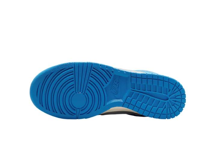 Nike Dunk Low Comfortable Thin-Soled Non-Slip Durable Low-Top Sneakers, Unisex, Blue and Silver — изображение 2