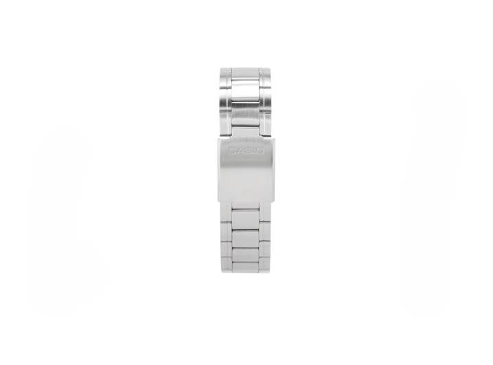 CASIO men's watch with water resistance, quartz movement, stainless steel strap, Japanese and Korean style, silver dial. — изображение 2