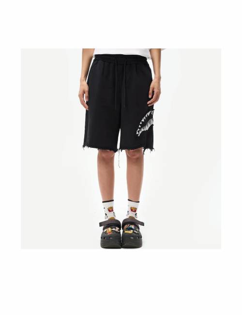 SPRAYGROUND sg shark logo shark mouth comfortable patch embroidery summer versatile casual shorts unisex style — изображение 4