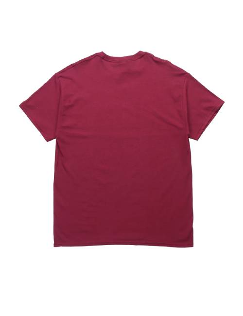Thrasher Classic Letter Print Crew Neck Pullover Short Sleeve T-Shirt, US Size, Unisex, Burgundy — изображение 4