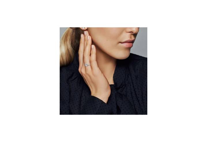 Pandora Exquisite Heart-Shaped Ring in 925 Sterling Silver for Women — изображение 2