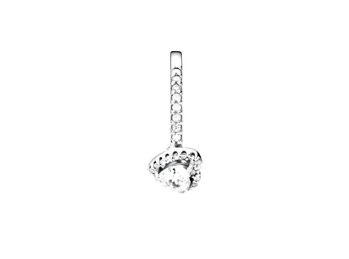 Pandora Exquisite Heart-Shaped Ring in 925 Sterling Silver for Women — изображение 3