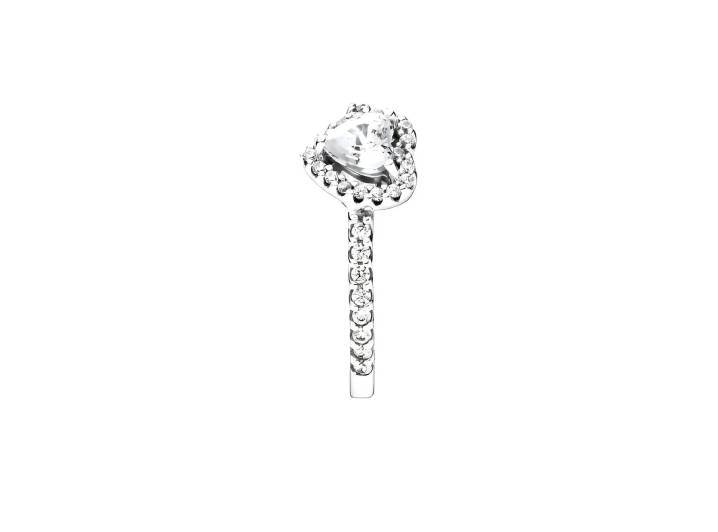 Pandora Exquisite Heart-Shaped Ring in 925 Sterling Silver for Women — изображение 4