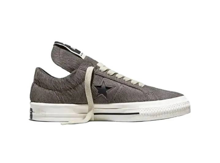 Converse One Star Pro Ox Rick Owens DRKSHDW Classic Comfort Sneakers, Unisex, Dark Grey — изображение 4