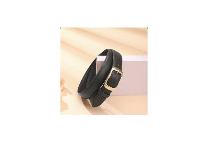 AOKANG Minimalist Style High Quality Zinc Alloy Cowhide Leather Belt for Women Width 2.9cm — изображение 7