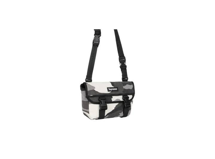Supreme SS25 Week 1 Logo Messenger Bag, Unisex, Couple's Camo — изображение 3