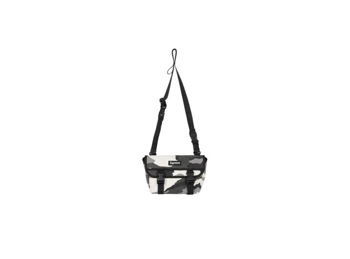 Supreme SS25 Week 1 Logo Messenger Bag, Unisex, Couple's Camo