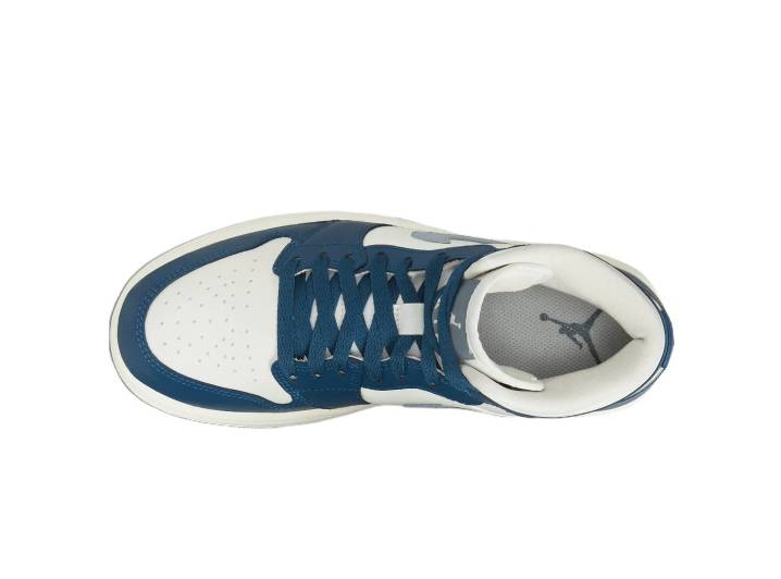 Jordan Air Jordan 1 Mid "Sky J French Blue" Comfortable, Durable, Breathable Mid-Top Retro Basketball Shoes for Women (Blue) — изображение 4