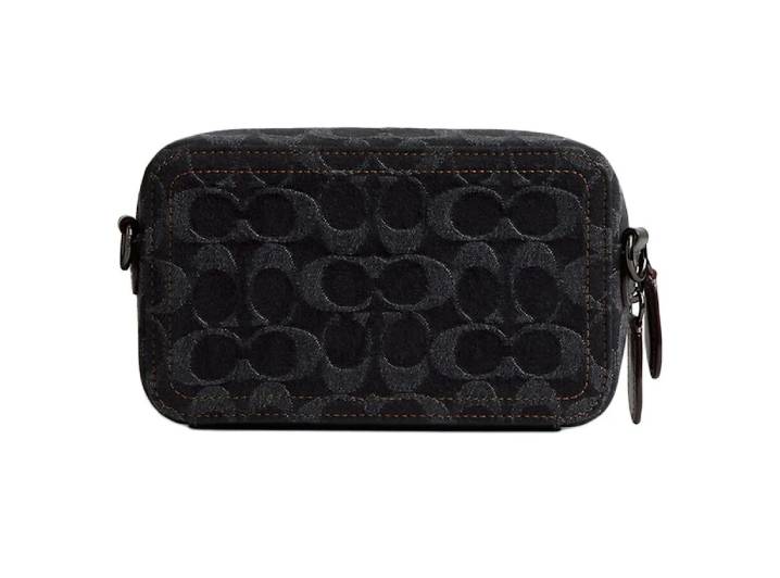 COACH Charter 19 Classic Monogram Shoulder Bag with Detachable Shoulder Strap, Small, Black. — изображение 5