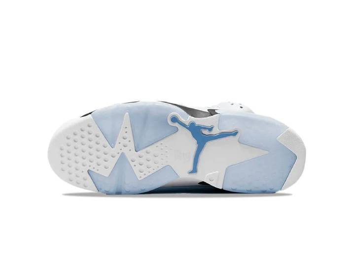 Jordan Air Jordan 6 Retro "University Blue" Men's Basketball Shoes - White and Blue High-Top Sneakers. — изображение 2