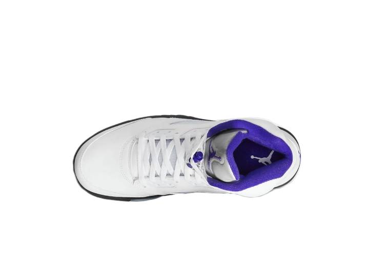 Jordan Air Jordan 5 Retro "Concord" High-Top Retro Basketball Shoes for Men, White and Purple — изображение 4