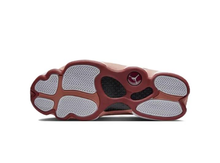 Jordan Air Jordan 13 "Dune Red" Trendy Mid-Top Retro Basketball Shoes for Men, Orange and White — изображение 2