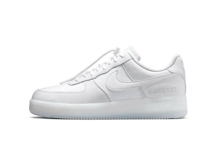 Nike Air Force 1 Gore-Tex "Summer Shower" Synthetic Leather Retro Casual Non-Slip Lightweight Breathable Low-Top Sneakers for Men, White