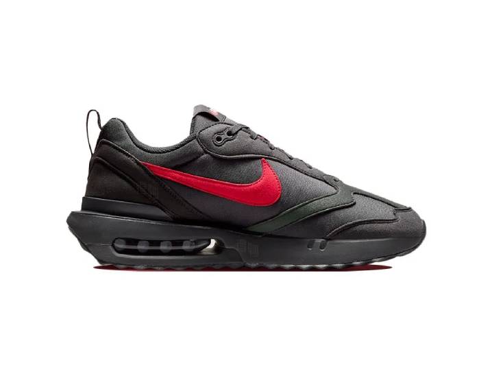 Nike Air Max Dawn: Breathable Low-Top Running Shoes for Men, Black/Red. — изображение 6