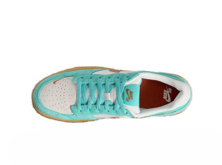 Nike SB Force 58 Leather Trendy Comfortable Low-Top Sneakers, Unisex, Green — изображение 4