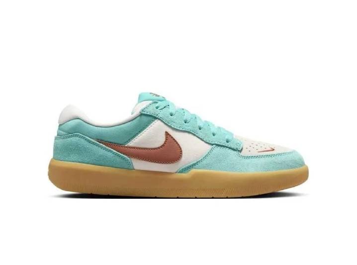 Nike SB Force 58 Leather Trendy Comfortable Low-Top Sneakers, Unisex, Green — изображение 5