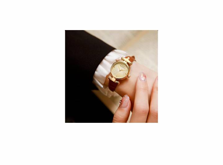 Vivienne Westwood Queen Elizabeth Brown miniature vintage quartz watch with genuine leather strap. — изображение 4