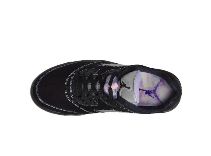 Jordan Air Jordan 5 Low "Dongdan" Dongdan Low-Top Retro Basketball Shoes Men's Black and Purple 43 — изображение 4