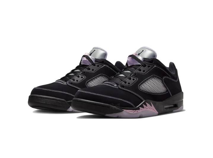 Jordan Air Jordan 5 Low "Dongdan" Dongdan Low-Top Retro Basketball Shoes Men's Black and Purple 43 — изображение 5