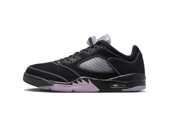 Jordan Air Jordan 5 Low "Dongdan" Dongdan Low-Top Retro Basketball Shoes Men's Black and Purple 43