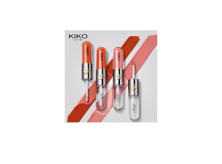 KIKO Double-Ended Lipstick, Raincoat with Mirror, Natural Glass Gloss, 6ml — изображение 2