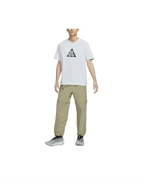 Nike Men's Color Block Logo Letter Crew Neck Casual Short Sleeve T-Shirt, Peak White — изображение 4