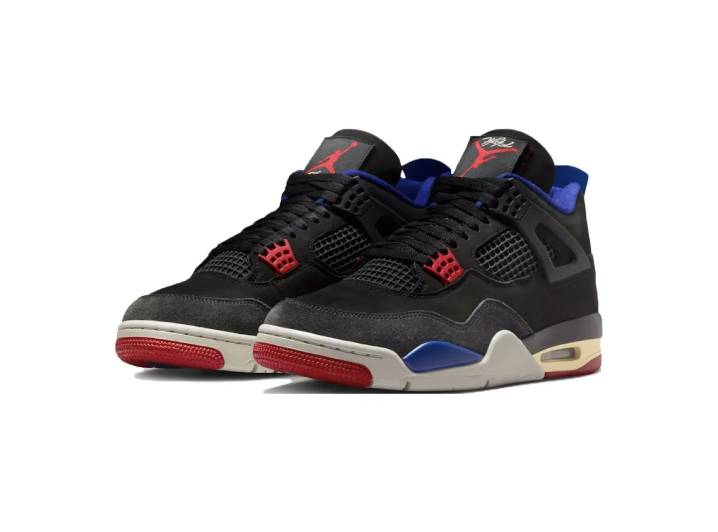 Jordan Air Jordan 4 Rare Air Laser Comfortable, Slip-Resistant, Durable Mid-Top Retro Basketball Shoes for Men, Black and Grey — изображение 5