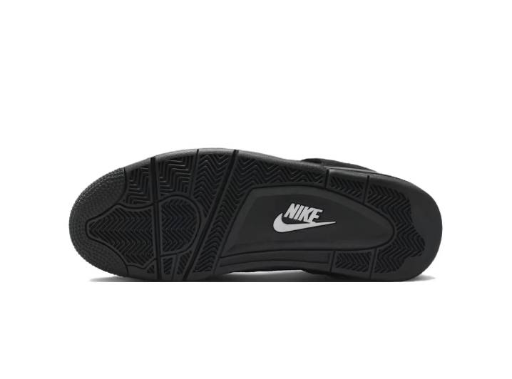 Jordan Air Jordan 4 "Black Cat" - Stylish and Comfortable Mid-Top Retro Basketball Shoes for Men and Women (Black) — изображение 2