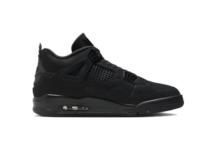 Jordan Air Jordan 4 "Black Cat" - Stylish and Comfortable Mid-Top Retro Basketball Shoes for Men and Women (Black) — изображение 6