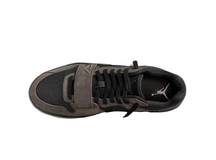 Travis Scott x Jordan Jumpman Jack Mocha Low-Top Basketball Shoes, Men's, Dark Mocha Black — изображение 4