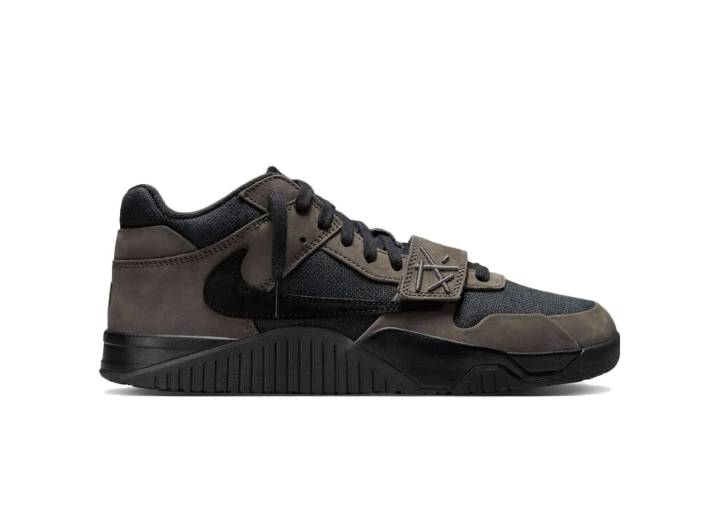 Travis Scott x Jordan Jumpman Jack Mocha Low-Top Basketball Shoes, Men's, Dark Mocha Black — изображение 6