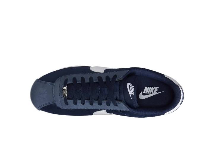 Nike Cortez Textile Comfortable Retro Non-slip Low-top Casual Shoes for Men, Blue and White — изображение 3