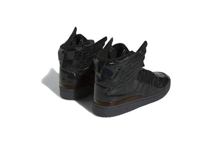 Jeremy Scott x adidas Originals FORUM Hi Wings 4.0 Reverse Wings, unisex, black. — изображение 3