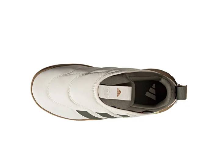 Аdidas Adipuff Comfortable and Stylish Bread Shoes, Non-Slip and Durable, Low-Top, Casual Wear, Unisex, White, Green, Brown — изображение 3
