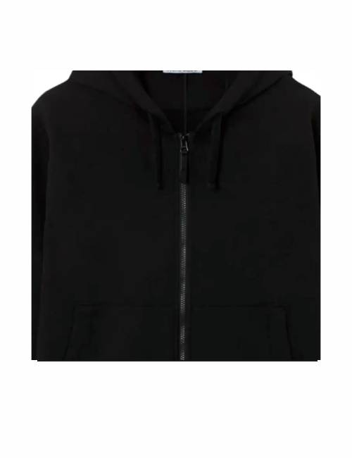 STONE ISLAND Logo Zip-Up Hooded Long-Sleeve Sweatshirt for Men — изображение 4