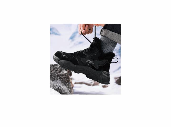 Men's Jeep Peak Series Retro Simple High-Quality Northeast Travel Insulated Boots — изображение 2