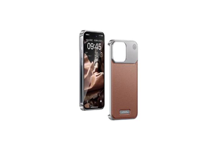 Urban Case, made of metal, aluminum alloy and leather, for iPhone 15 Pro Max/iPhone 14 Pro Max/iPhone 15 Pro/iPhone 14 Pro. — изображение 4