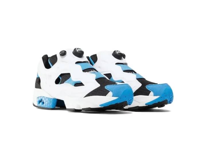 Reebok INSTAPUMP FURY 94 Retro Unisex Sneakers in White, Blue, and Black — изображение 4