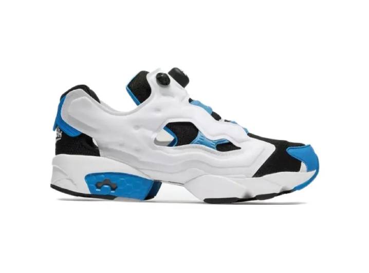 Reebok INSTAPUMP FURY 94 Retro Unisex Sneakers in White, Blue, and Black — изображение 5