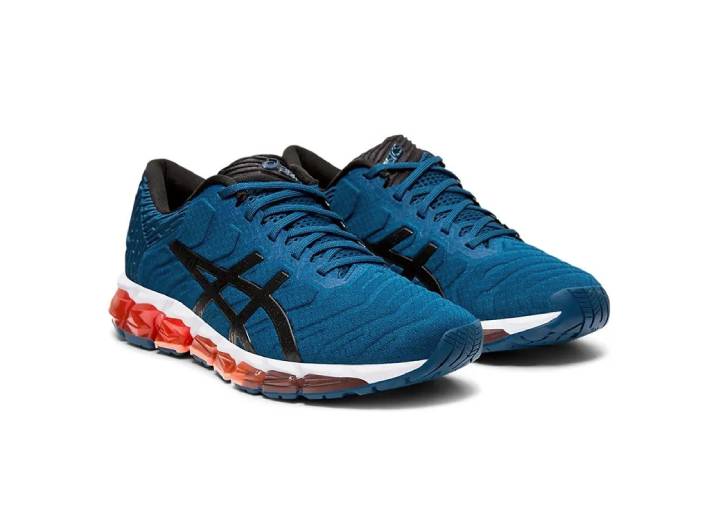 Asics Women's Gel-Quantum 360 5 Low-Cut Round Toe Running Shoes in Blue and Black — изображение 5
