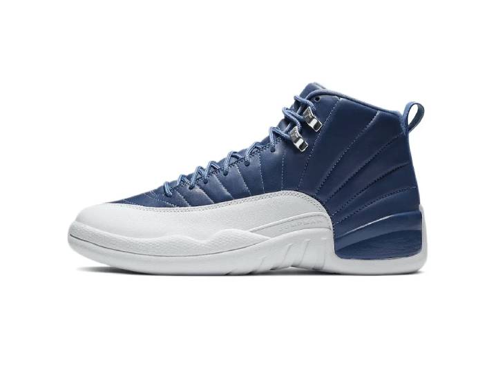 Jordan Air Jordan 12 Retro "indigo" Lightweight Woven High-Top Retro Basketball Shoes for Men in Indigo Blue