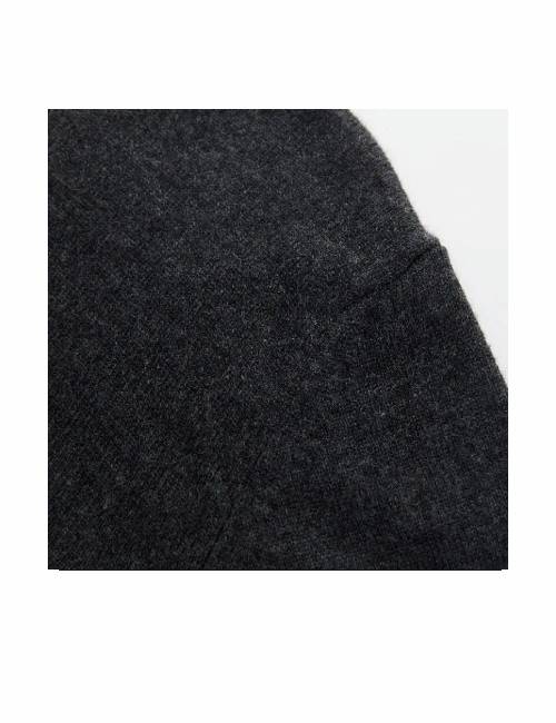 CORNELIANI Solid Color Pullover Turtleneck Long Sleeve Sweater for Men, Dark Gray — изображение 5